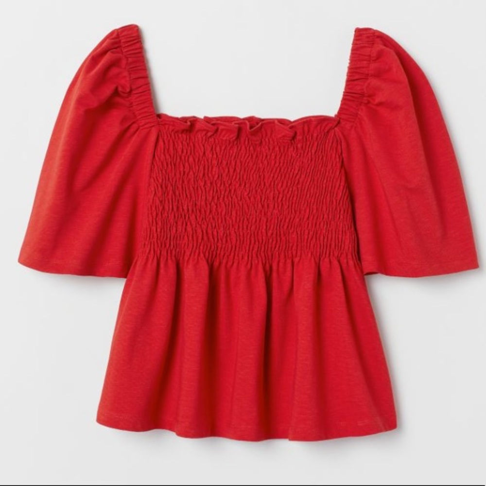H&M Baby Doll Scoop Neck Top